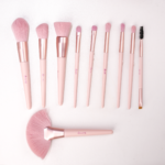 Qolore All-In-One Makeup Brush set Pink - Image 2